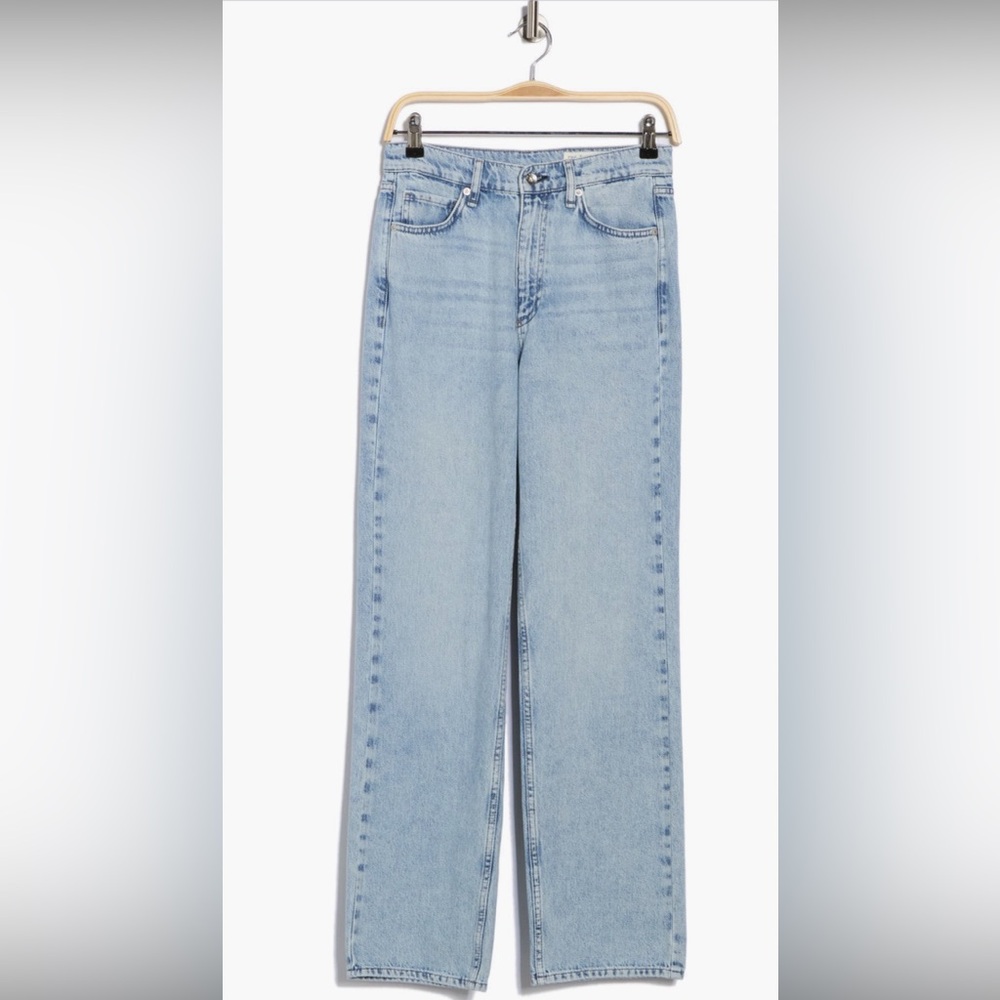 rag & bone Sky Blue Straight Leg Jeans